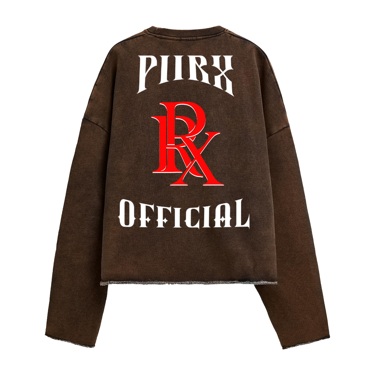 Washed Cropped Sweatshirt