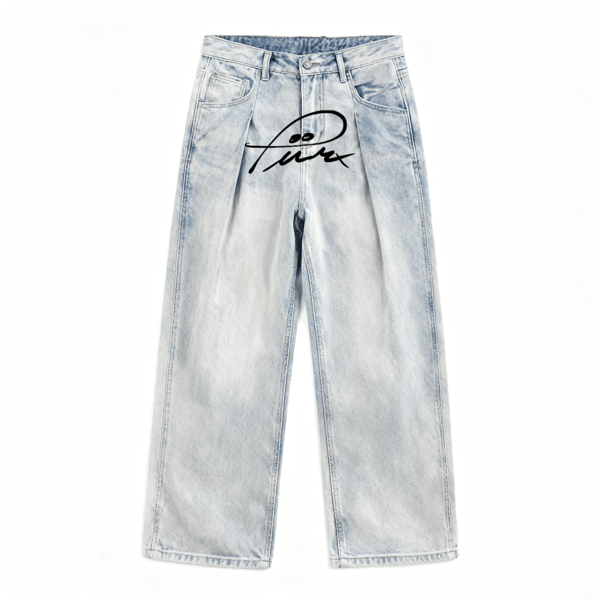 Relaxed Wide-Leg Jeans