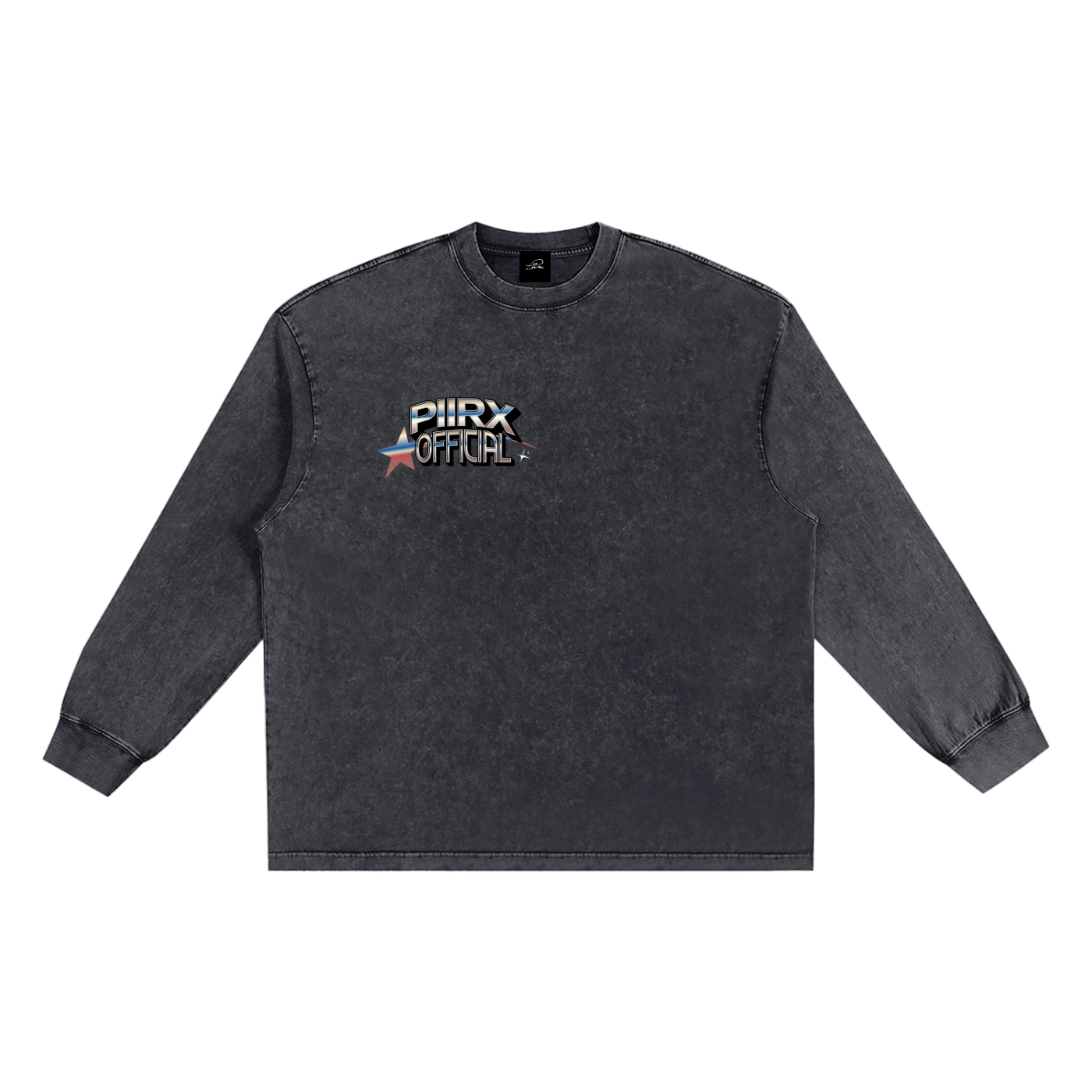 Snow Washed Frayed T-Shirt