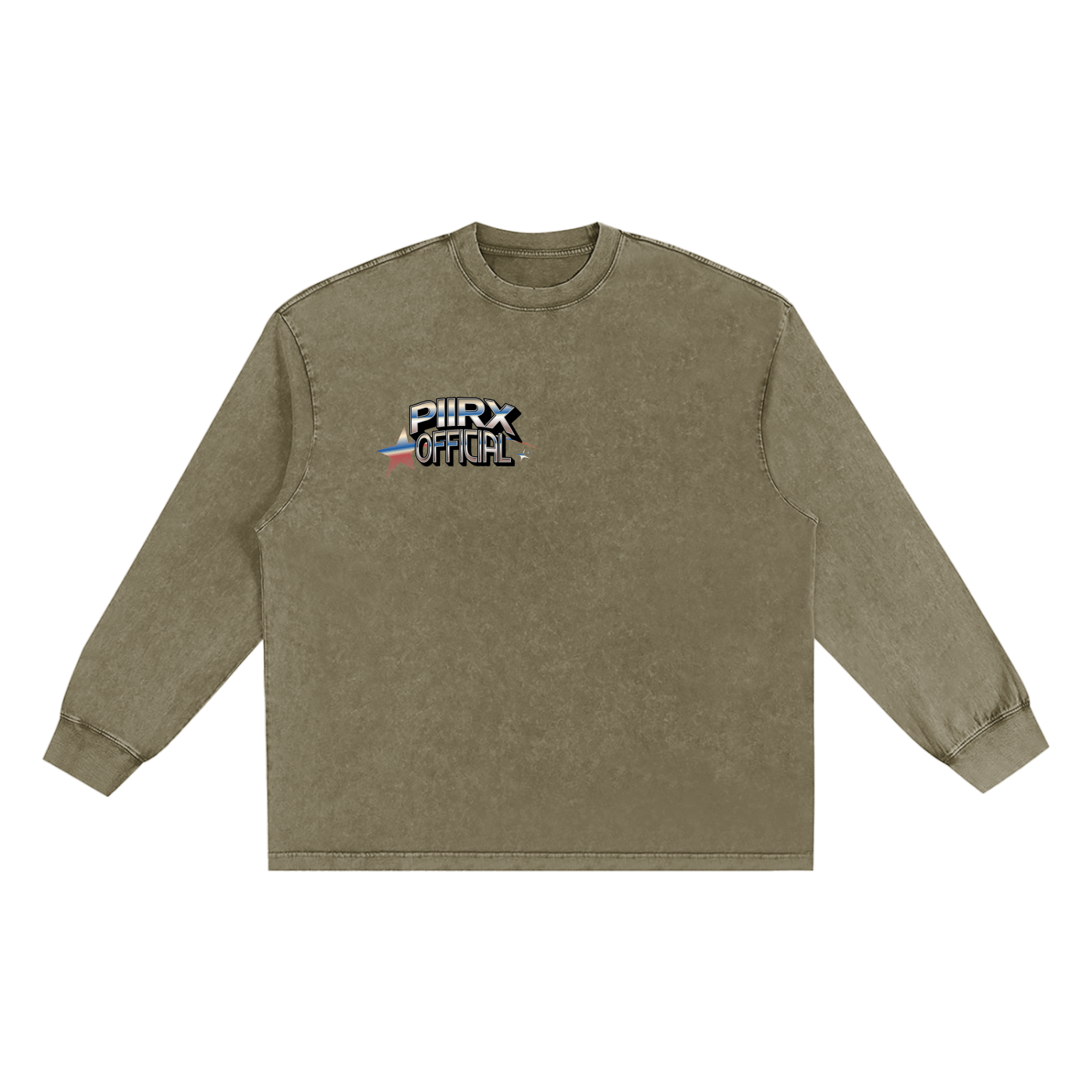 Snow Washed Frayed T-Shirt