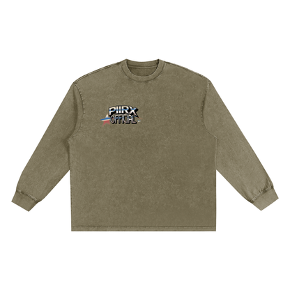 Snow Washed Frayed T-Shirt