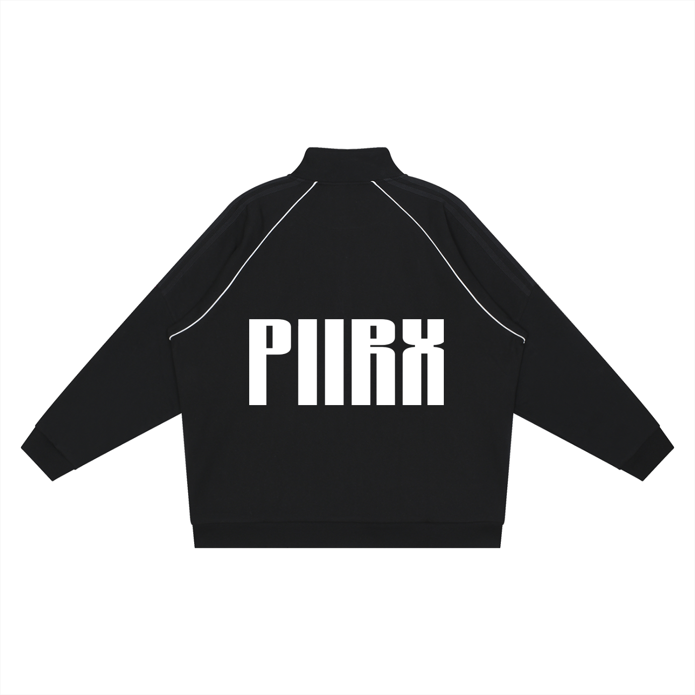 Reflection Striped Raglan Sleeve  Jacket