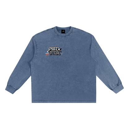 Snow Washed Frayed T-Shirt