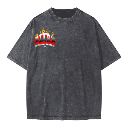 Unisex Oversized Snow Wash T-shirt(285GSM)