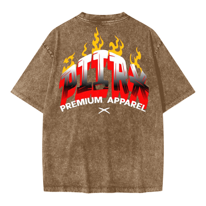 Unisex Oversized Snow Wash T-shirt(285GSM)