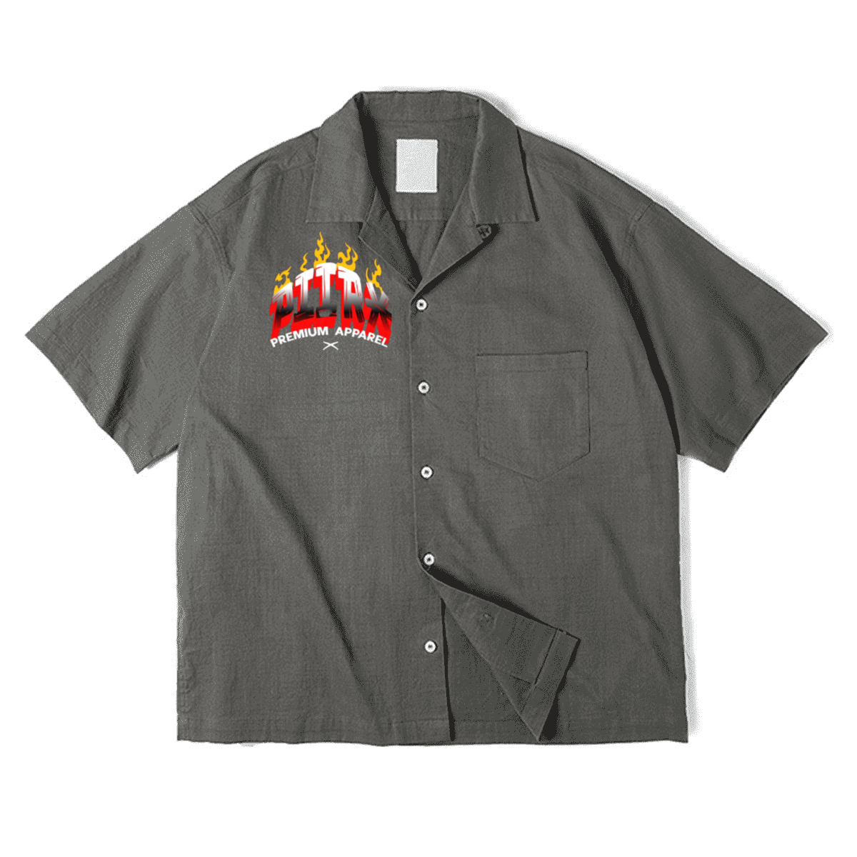 Cuban Collar T-Shirt