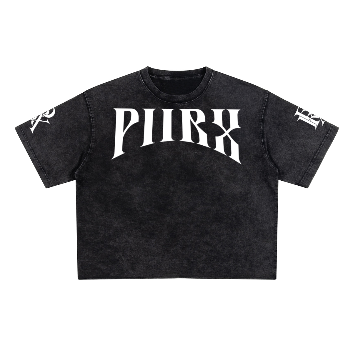 Cropped Washed T-shirt
