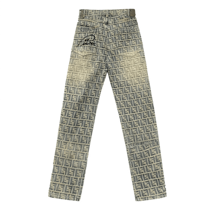 PIIRX Letter Jeans