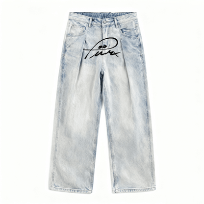 Relaxed Wide-Leg Jeans