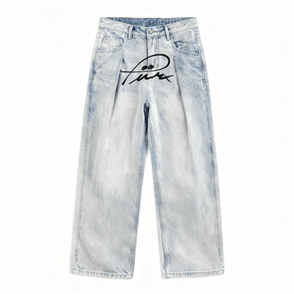 Relaxed Wide-Leg Jeans