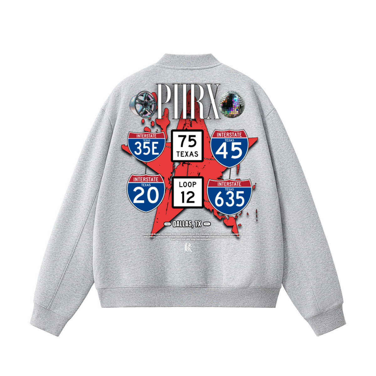 Unisex Fleece Zip-Up Baseball Jacket（360GSM）