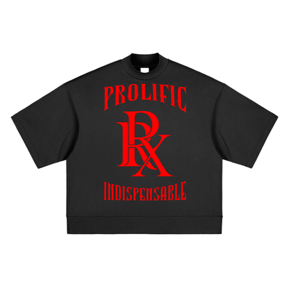 Heavyweight Oversized Mock Neck T-shirt