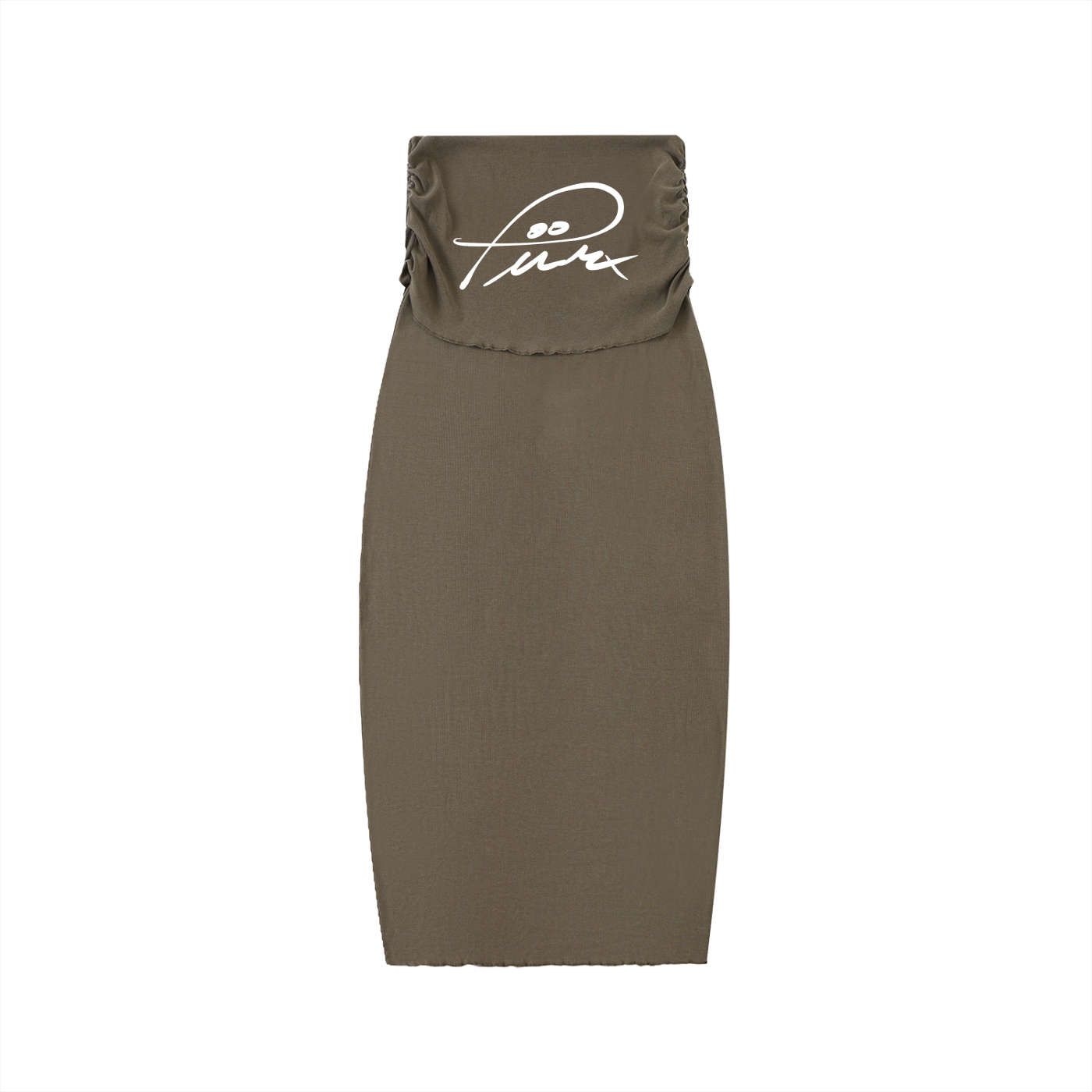 Hip-Hugging Maxi Skirt