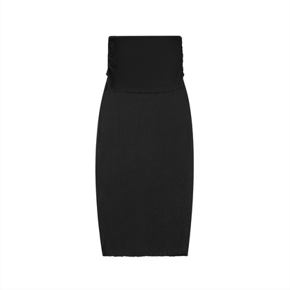 Hip-Hugging Maxi Skirt