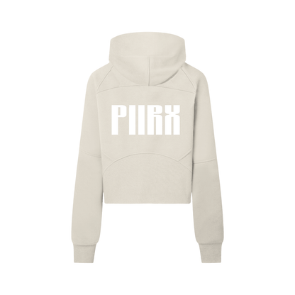 Cropped Half-Zip Hoodie