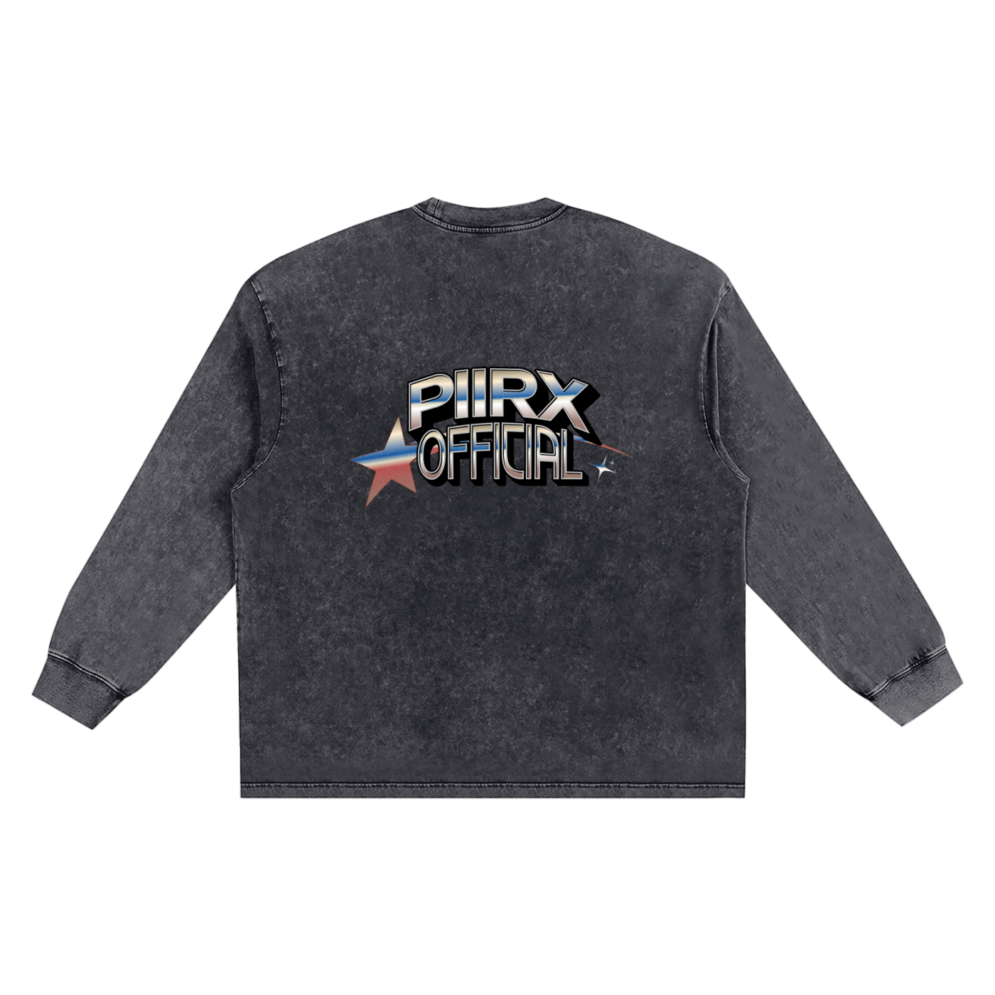 Snow Washed Frayed T-Shirt