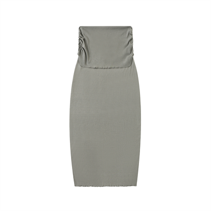 Hip-Hugging Maxi Skirt