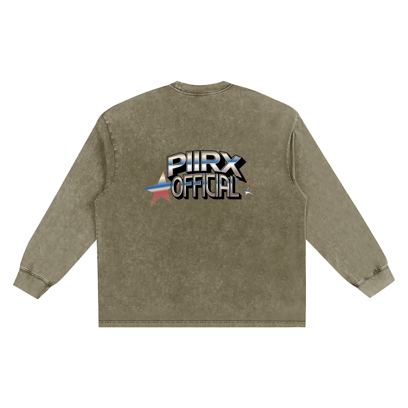 Snow Washed Frayed T-Shirt