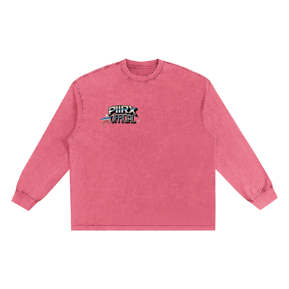Snow Washed Frayed T-Shirt