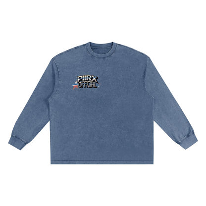 Snow Washed Frayed T-Shirt
