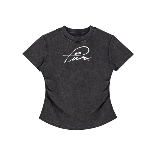 Vintage Washed Bodycon T-Shirt