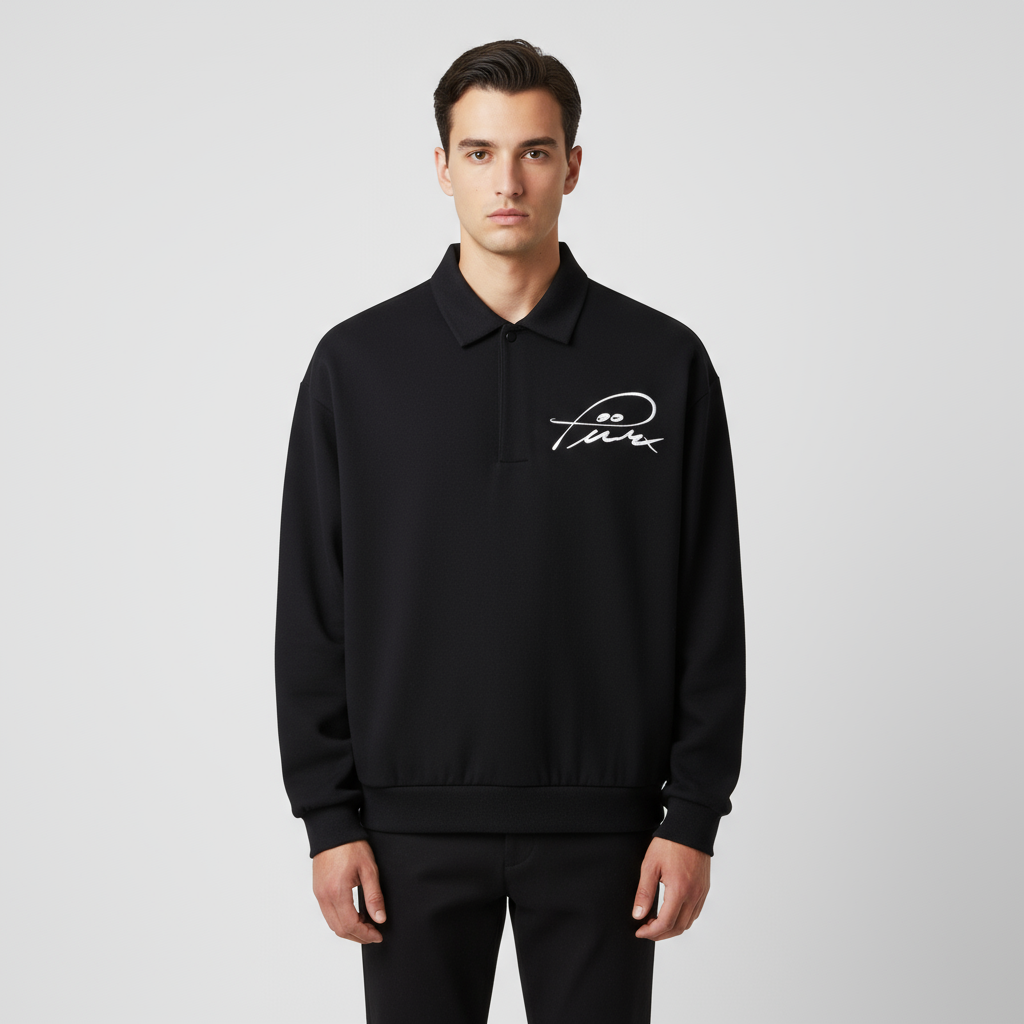 Heavyweight Polo Sweatshirt