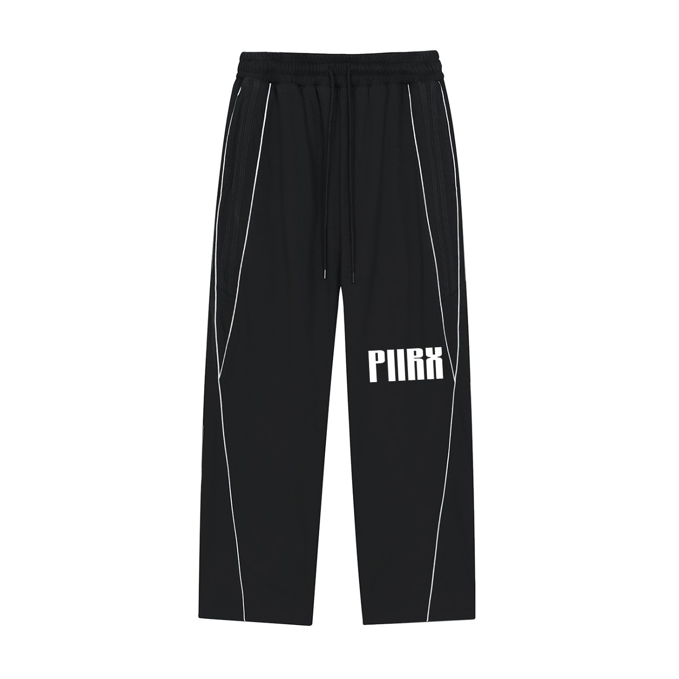 Reflection Striped Straight-Leg Sweatpants
