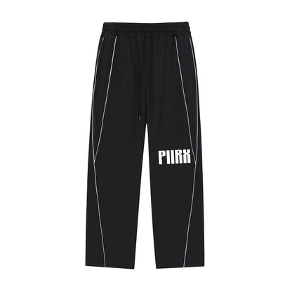 Reflection Striped Straight-Leg Sweatpants