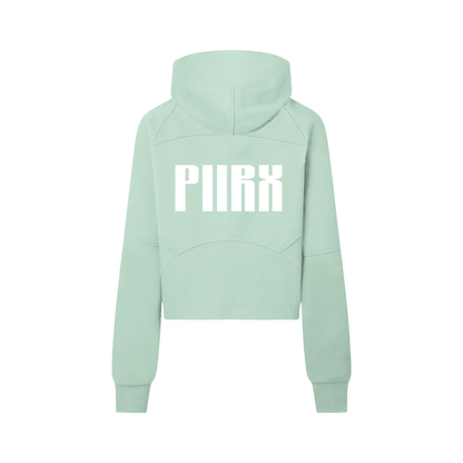 Cropped Half-Zip Hoodie