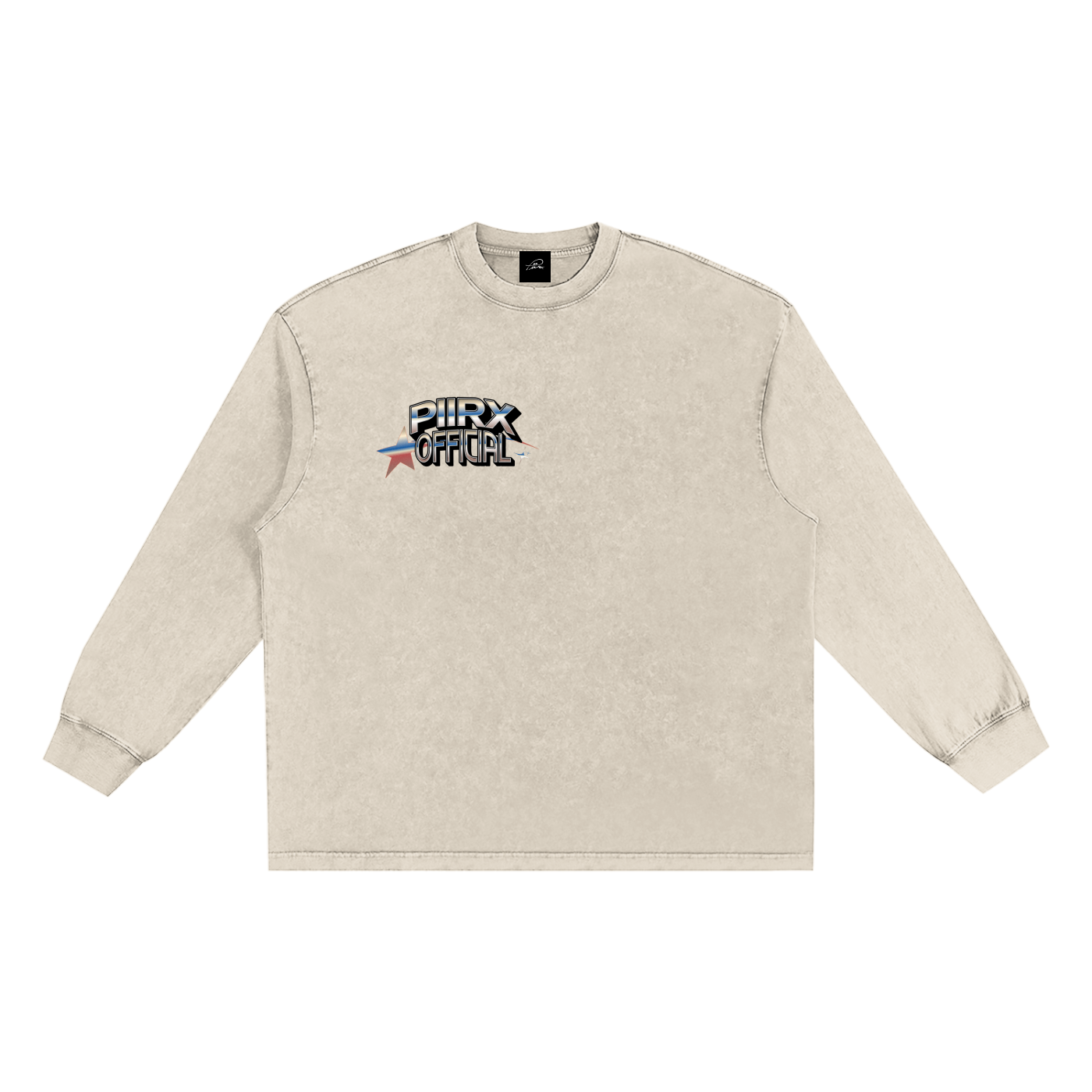 Snow Washed Frayed T-Shirt
