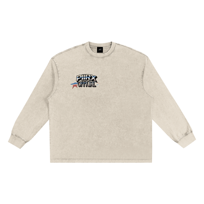 Snow Washed Frayed T-Shirt