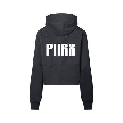 Cropped Half-Zip Hoodie