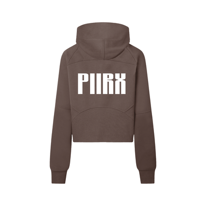 Cropped Half-Zip Hoodie