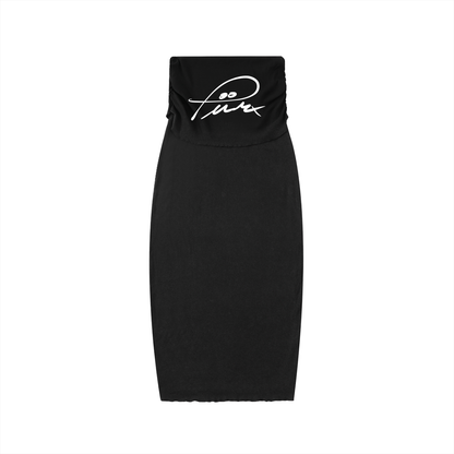 Hip-Hugging Maxi Skirt