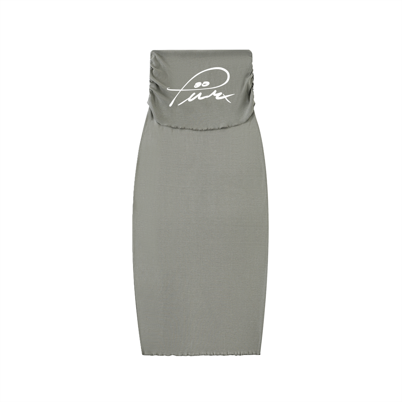 Hip-Hugging Maxi Skirt