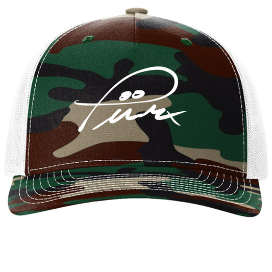 Green Camo/ White - FRONT